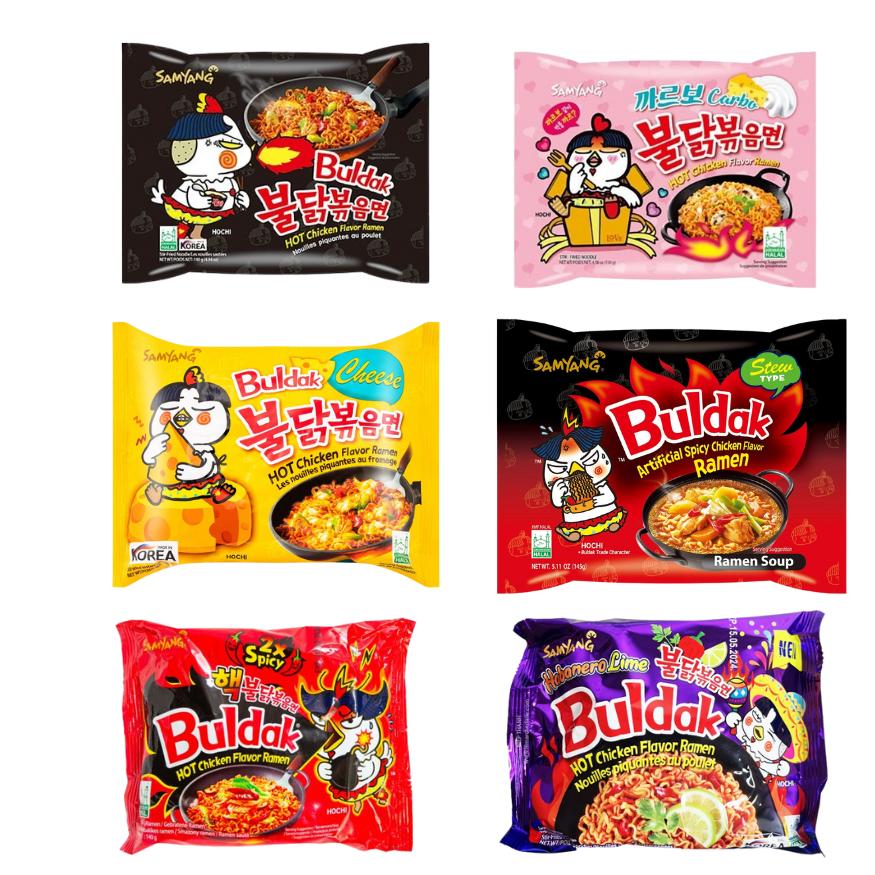 Box Buldak – 6 Saveurs Différentes (Édition Rare)